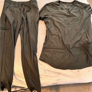 Olive green Scrub Set